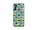 Funda Silicona Líquida Verde para Oppo A16 / A16s diseño Catrina Dibujos