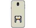 Funda Gel Tpu para Samsung Galaxy J7 (2017) Diseño Pingüino Dibujos