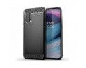 Funda Gel Tpu Tipo Carbon Negra para OnePlus Nord CE 5G