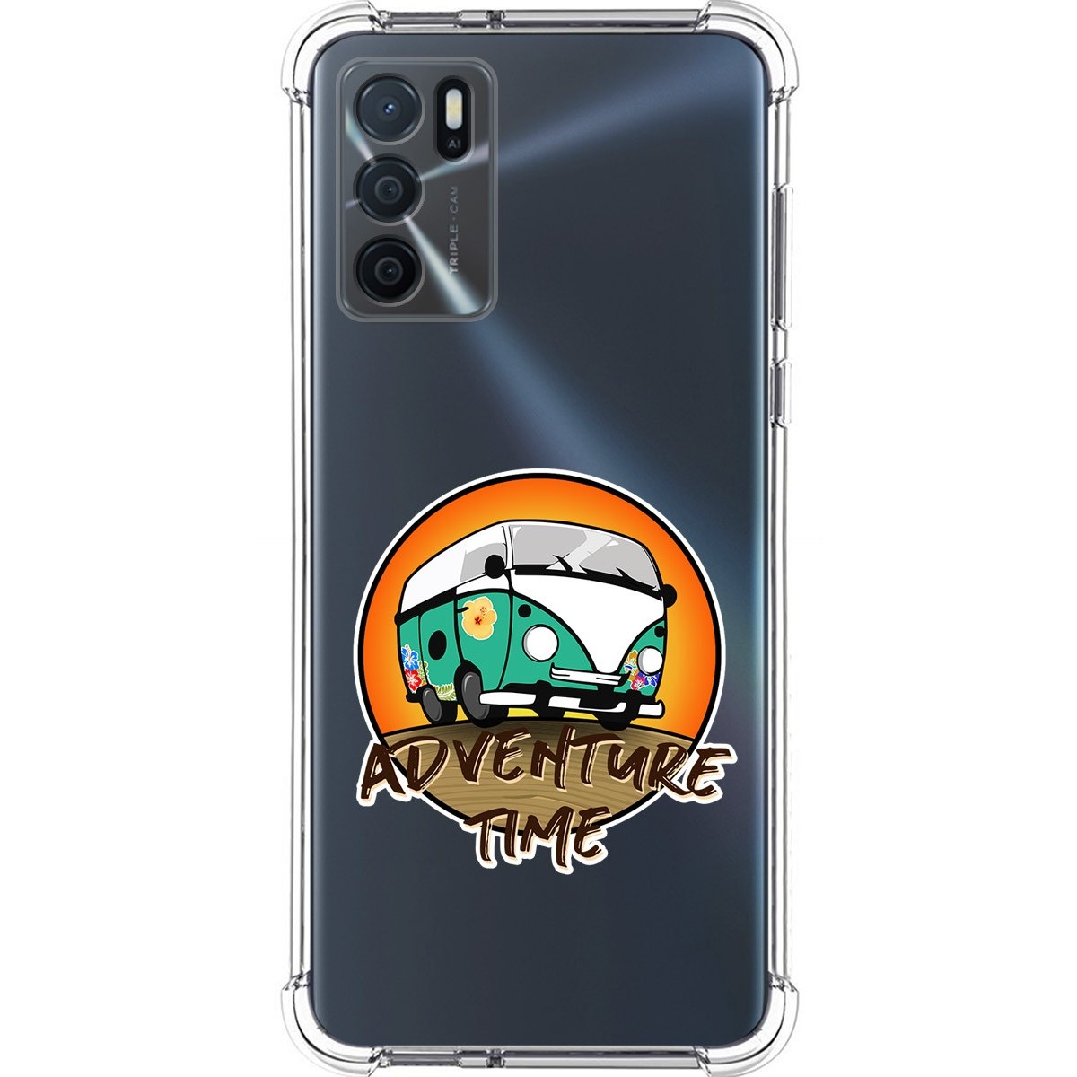 Funda Silicona Antigolpes para Oppo A16 / A16s diseño Adventure Time Dibujos