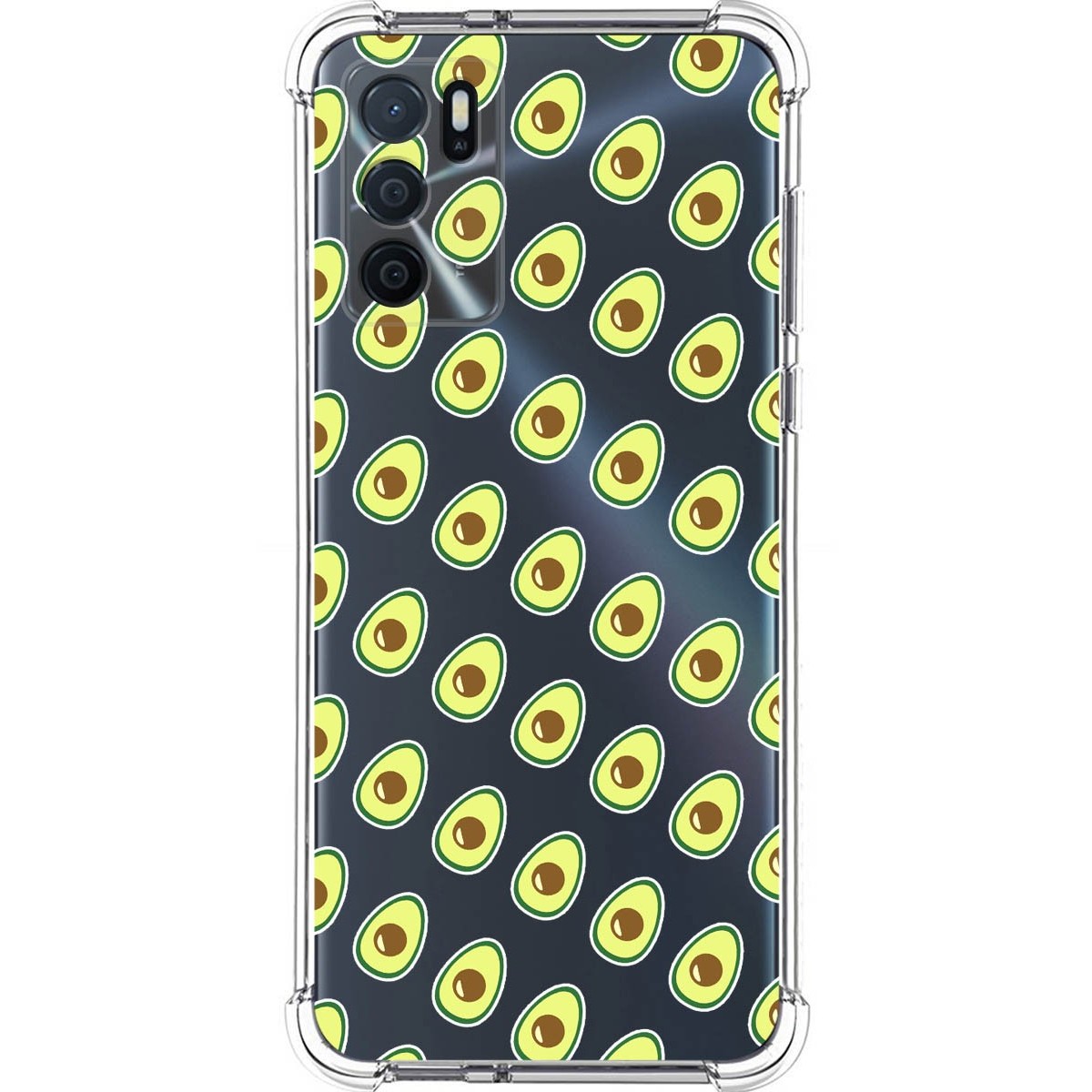 Funda Silicona Antigolpes para Oppo A16 / A16s diseño Aguacate Dibujos