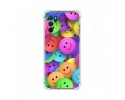 Funda Silicona Antigolpes para Oppo A16 / A16s diseño Smile Dibujos