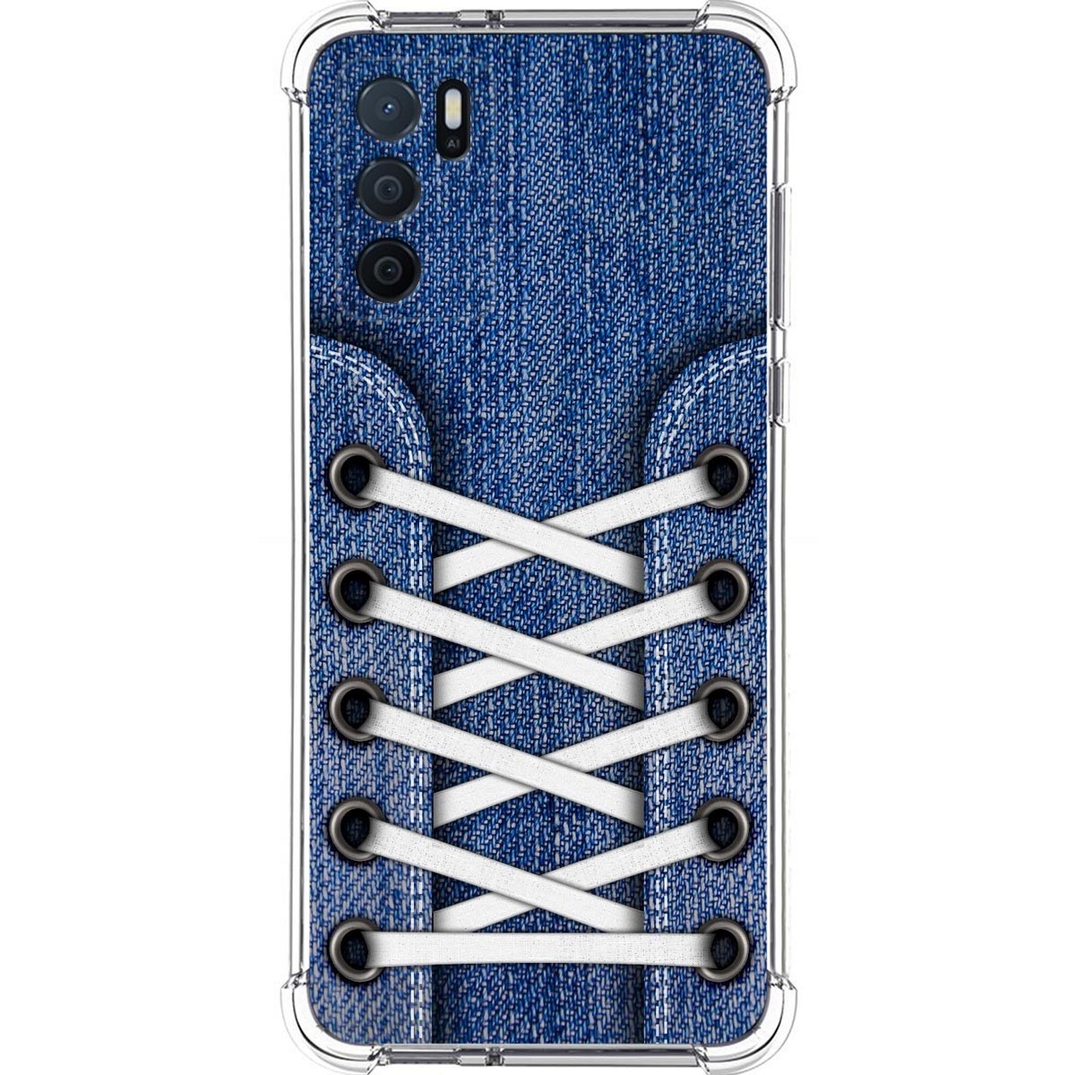 Funda Silicona Antigolpes para Oppo A16 / A16s diseño Zapatillas 01 Dibujos