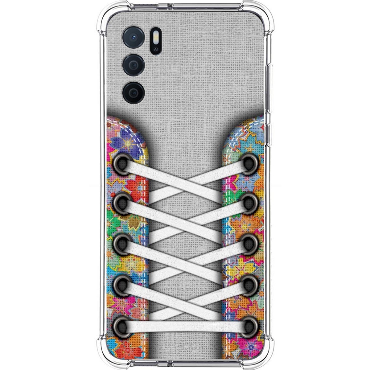 Funda Silicona Antigolpes para Oppo A16 / A16s diseño Zapatillas 04 Dibujos