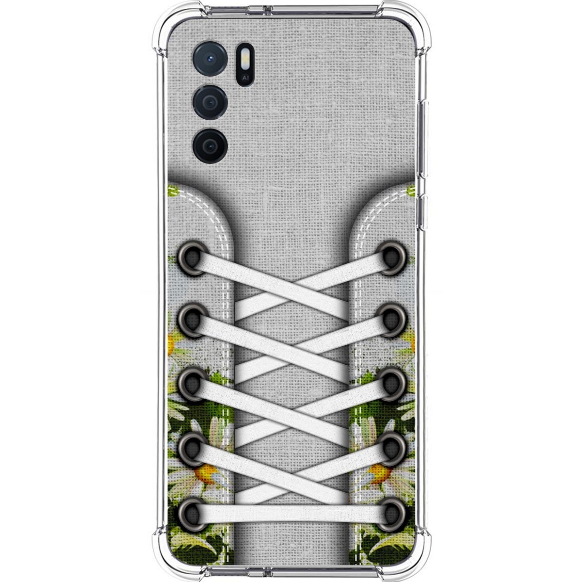 Funda Silicona Antigolpes para Oppo A16 / A16s diseño Zapatillas 08 Dibujos