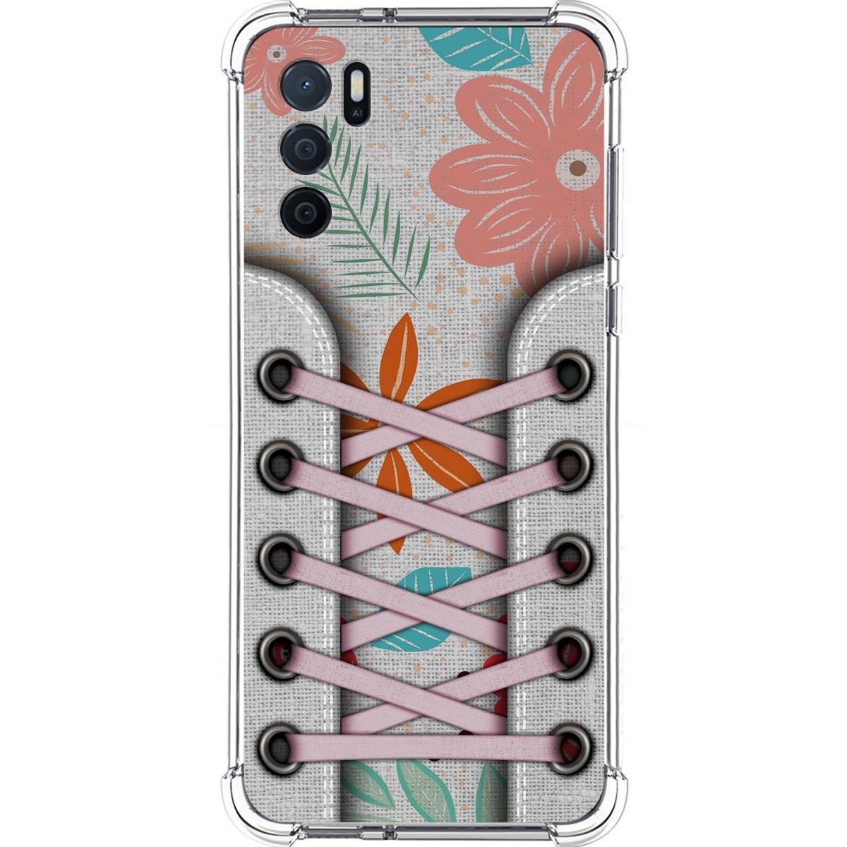 Funda Silicona Antigolpes para Oppo A16 / A16s diseño Zapatillas 09 Dibujos