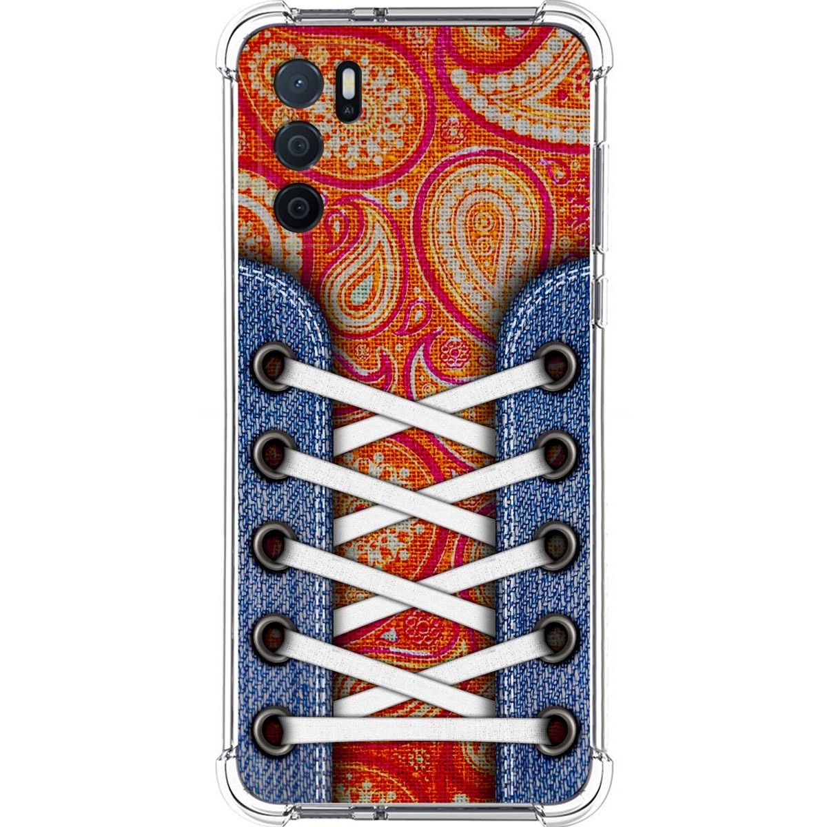 Funda Silicona Antigolpes para Oppo A16 / A16s diseño Zapatillas 10 Dibujos