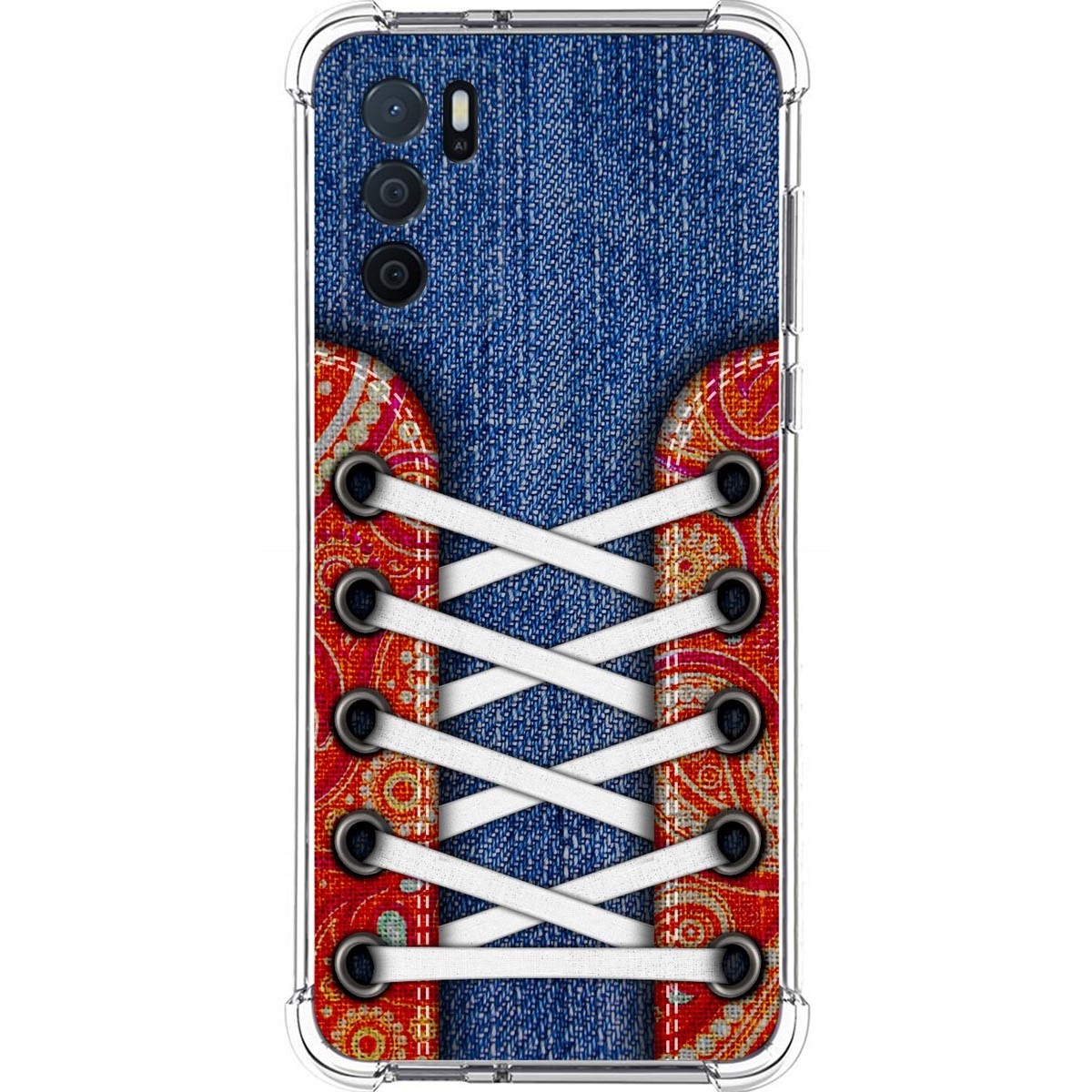Funda Silicona Antigolpes para Oppo A16 / A16s diseño Zapatillas 11 Dibujos