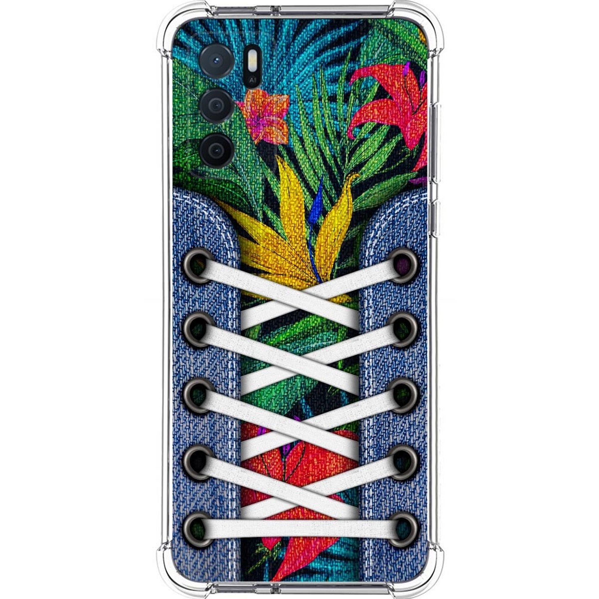 Funda Silicona Antigolpes para Oppo A16 / A16s diseño Zapatillas 12 Dibujos