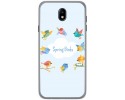 Funda Gel Tpu para Samsung Galaxy J7 (2017) Diseño Spring Birds Dibujos