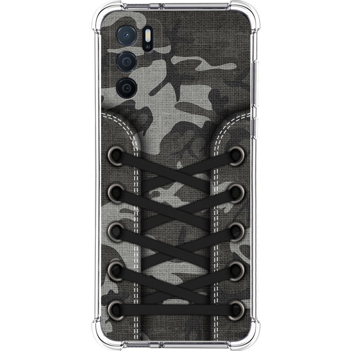 Funda Silicona Antigolpes para Oppo A16 / A16s diseño Zapatillas 15 Dibujos