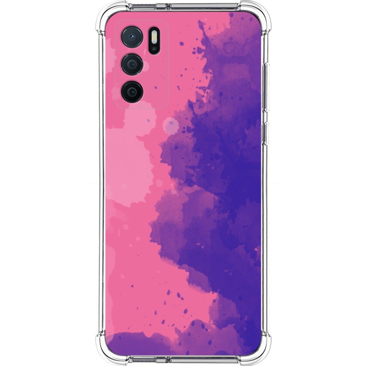 Funda Silicona Antigolpes para Oppo A16 / A16s diseño Acuarela 07 Dibujos