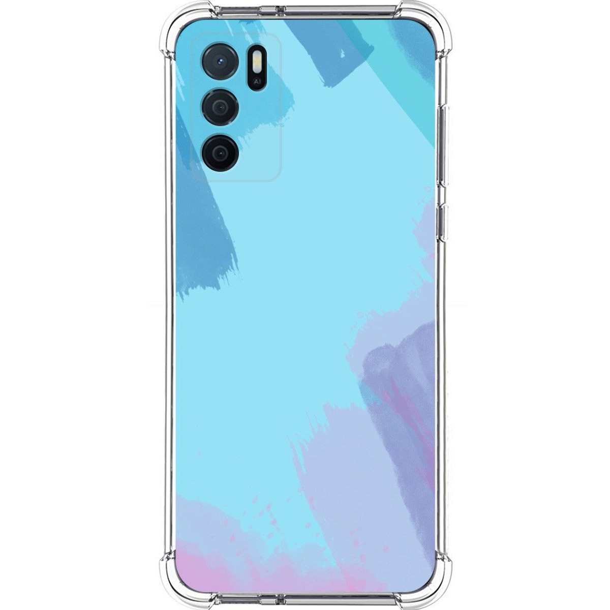 Funda Silicona Antigolpes para Oppo A16 / A16s diseño Acuarela 10 Dibujos