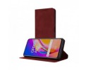 Funda Polipiel con tarjetero para Oppo A94 5G color Roja