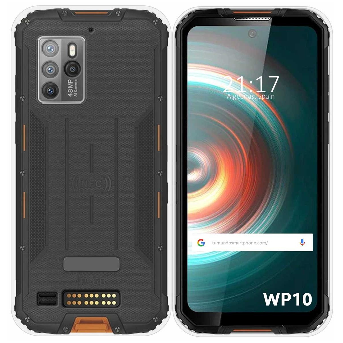 Funda Silicona Gel TPU Transparente para Oukitel WP10