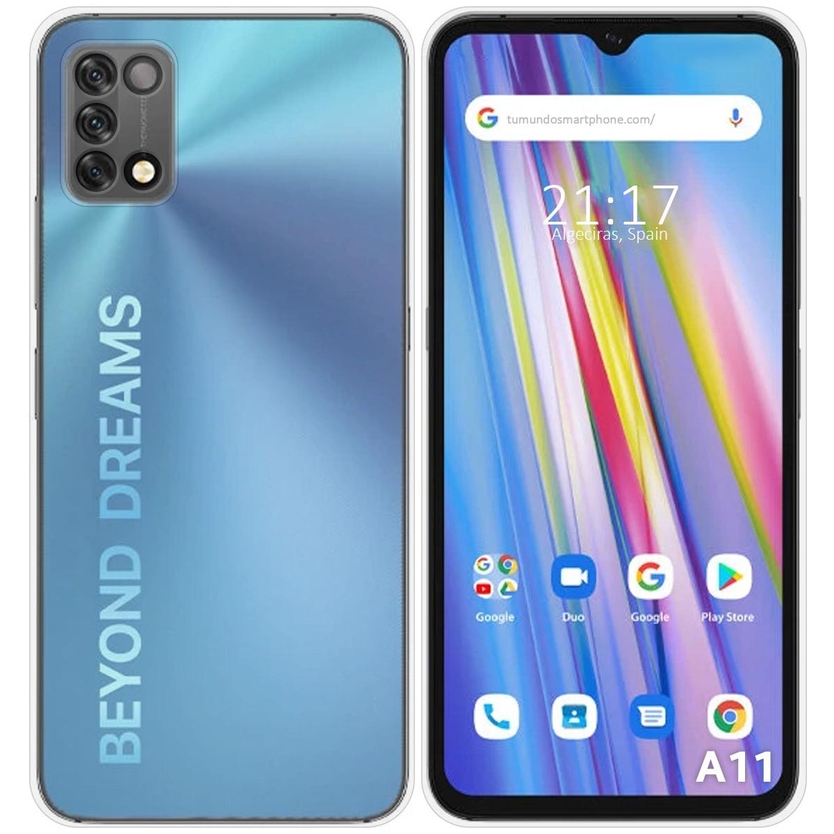 Funda Silicona Gel TPU Transparente para Umidigi A11