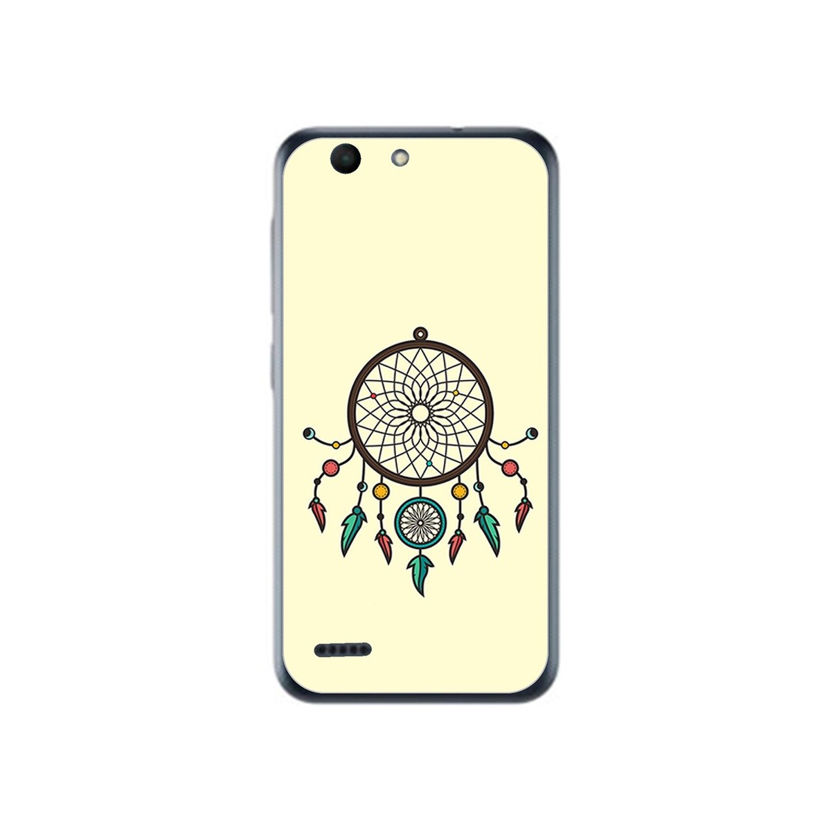 Funda Gel Tpu para Vodafone Smart E8 Diseño Atrapasueños Dibujos