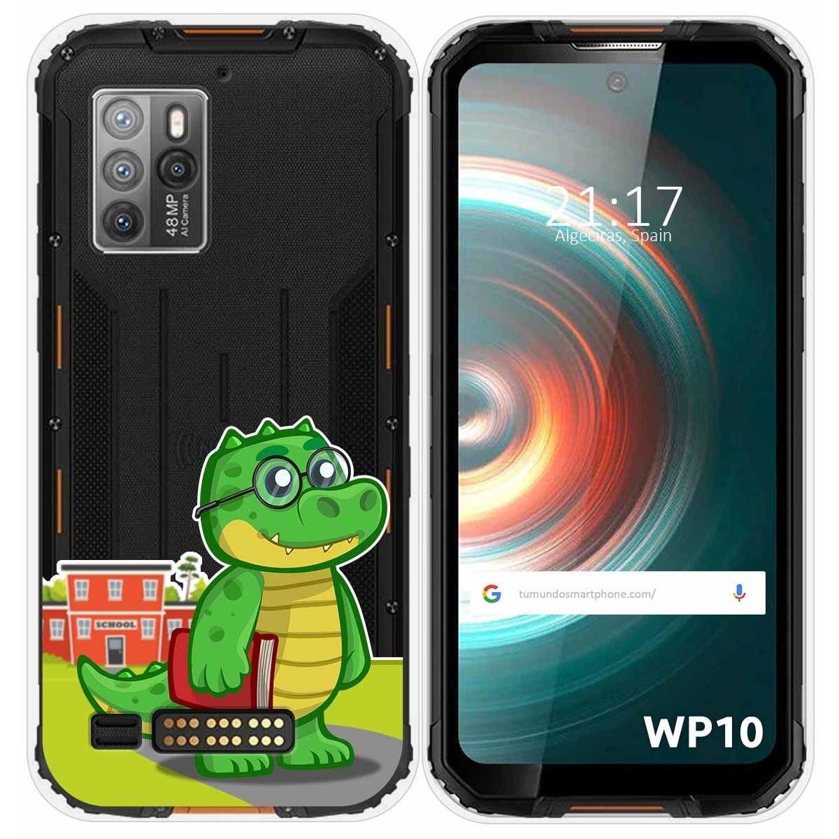 Funda Silicona Transparente para Oukitel WP10 diseño Coco Dibujos