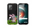 Funda Silicona Transparente para Oukitel WP10 diseño Conejo Dibujos