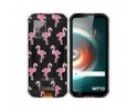 Funda Silicona Transparente para Oukitel WP10 diseño Flamenco Dibujos