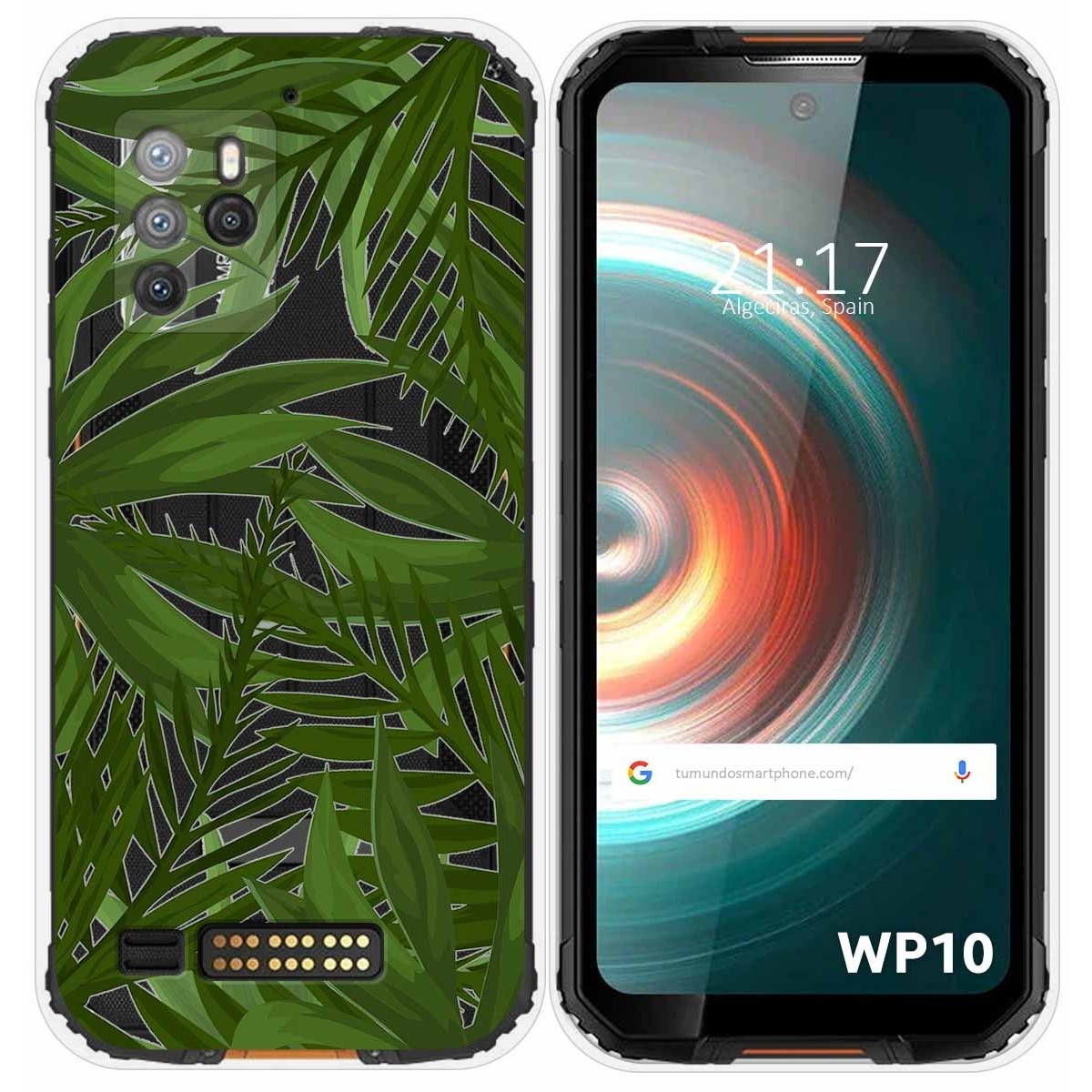 Funda Silicona Transparente para Oukitel WP10 diseño Jungla Dibujos