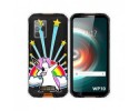 Funda Silicona Transparente para Oukitel WP10 diseño Unicornio Dibujos