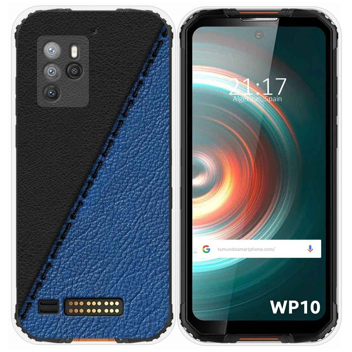 Funda Silicona para Oukitel WP10 diseño Cuero 02 Dibujos
