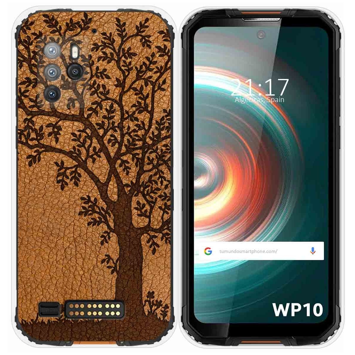 Funda Silicona para Oukitel WP10 diseño Cuero 03 Dibujos