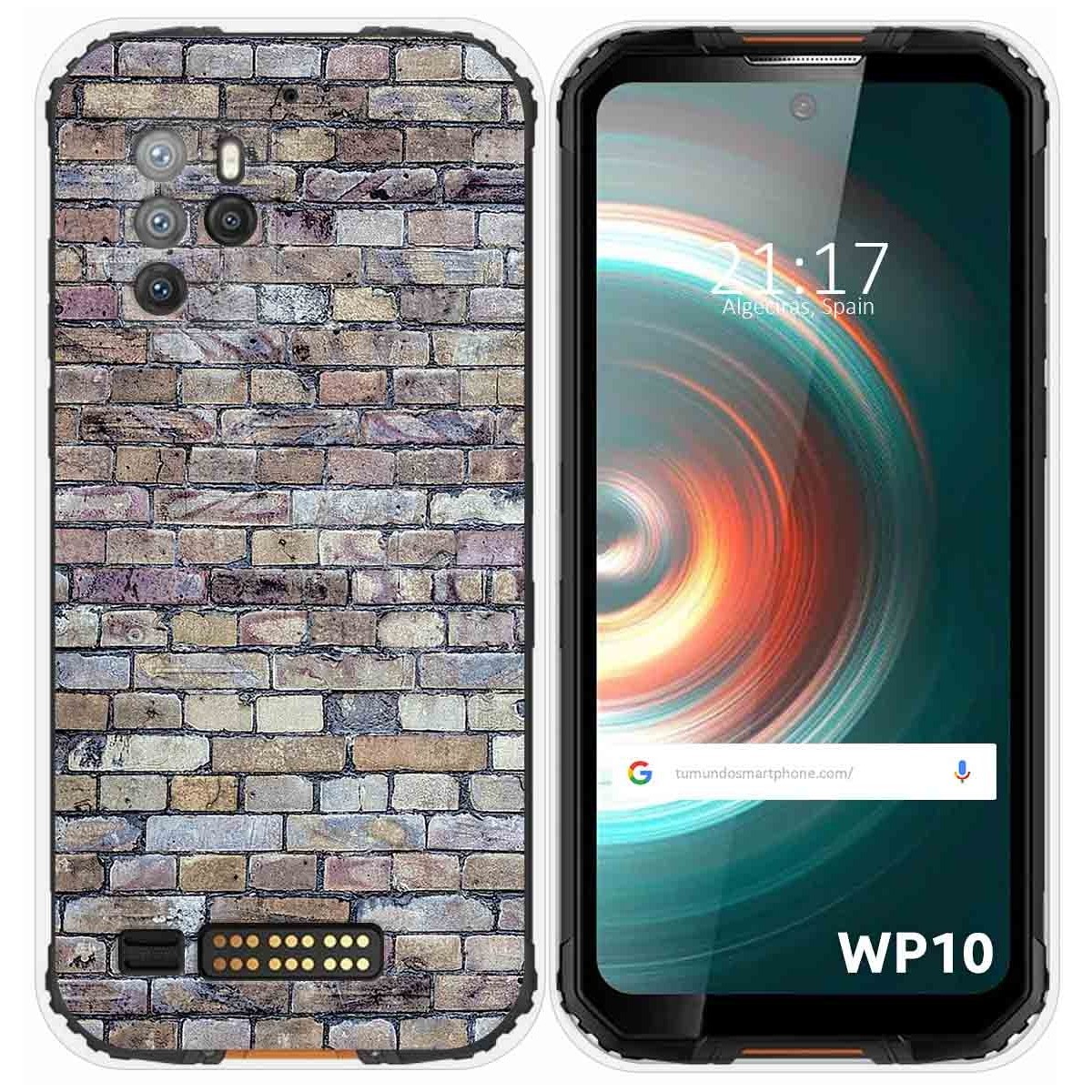 Funda Silicona para Oukitel WP10 diseño Ladrillo 02 Dibujos