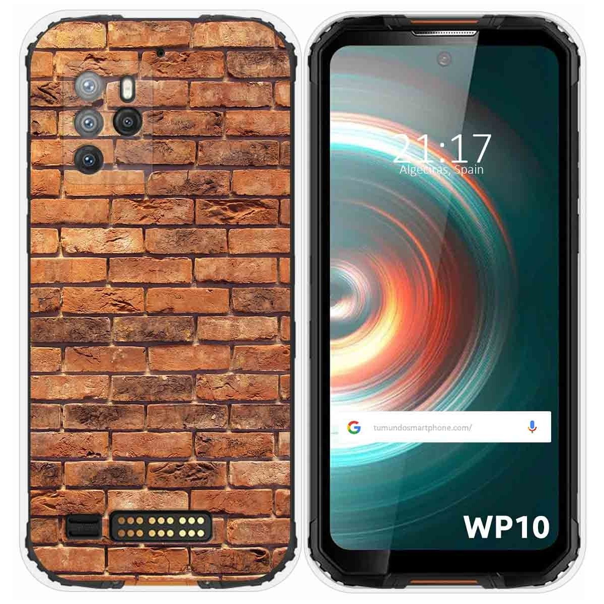 Funda Silicona para Oukitel WP10 diseño Ladrillo 04 Dibujos