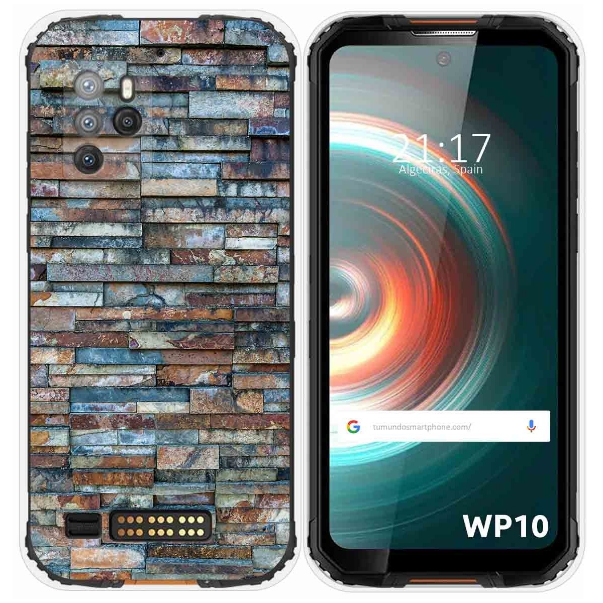Funda Silicona para Oukitel WP10 diseño Ladrillo 05 Dibujos