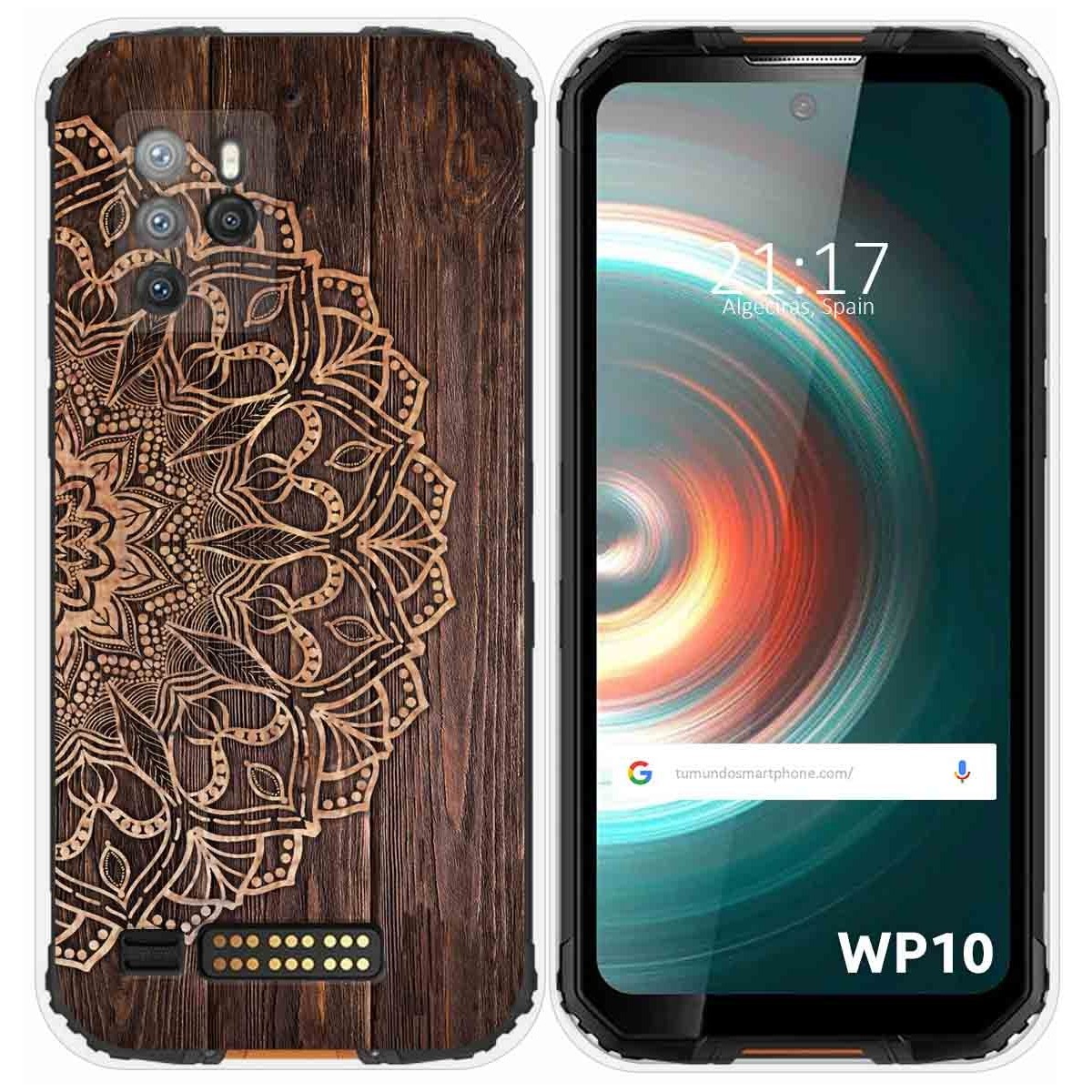 Funda Silicona para Oukitel WP10 diseño Madera 06 Dibujos