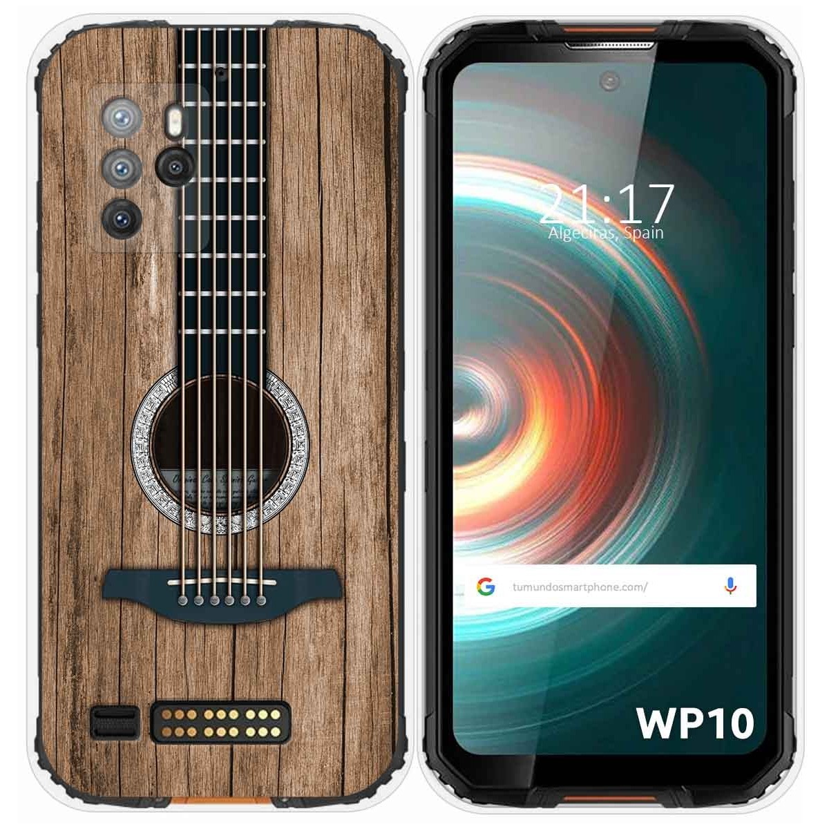 Funda Silicona para Oukitel WP10 diseño Madera 11 Dibujos