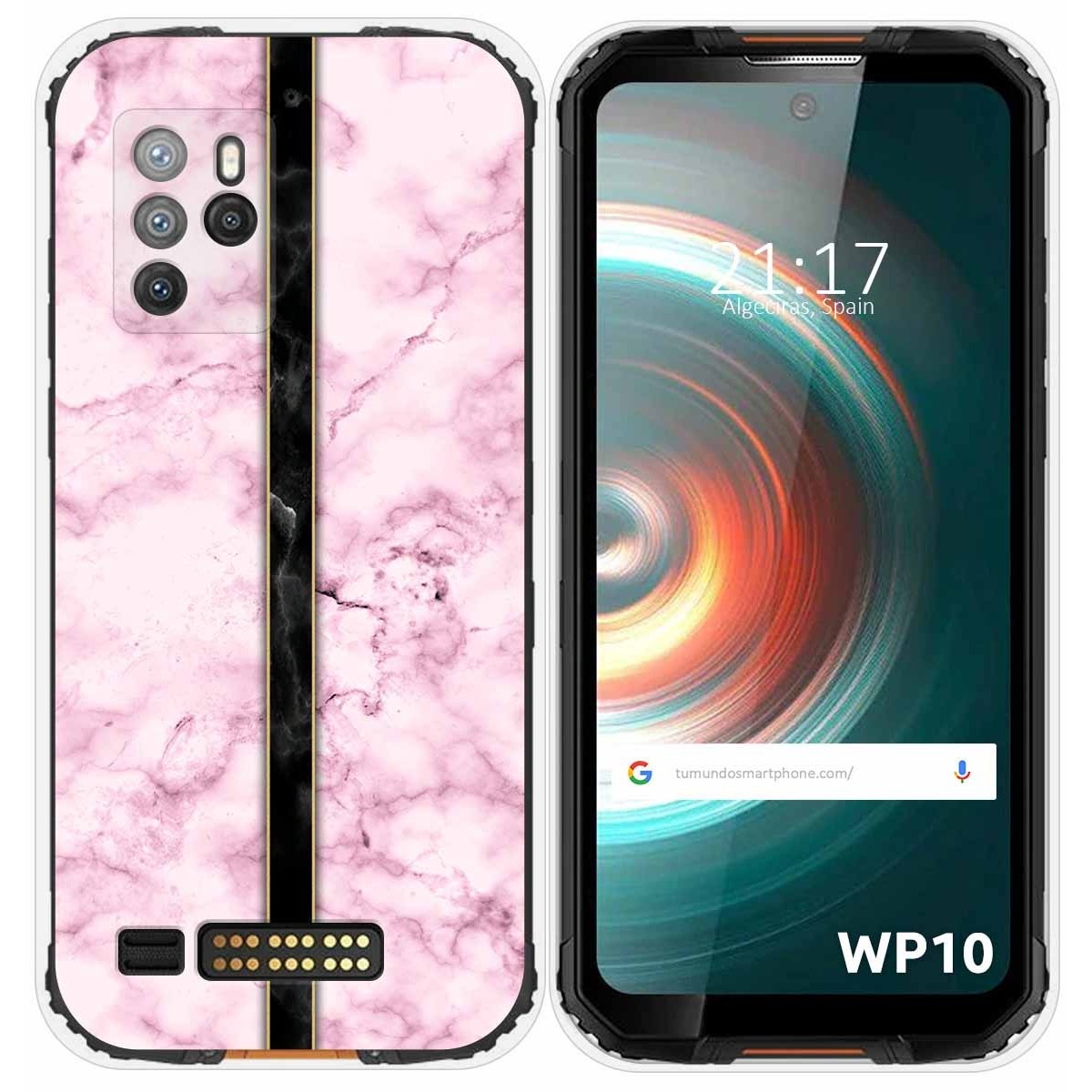 Funda Silicona para Oukitel WP10 diseño Mármol 04 Dibujos