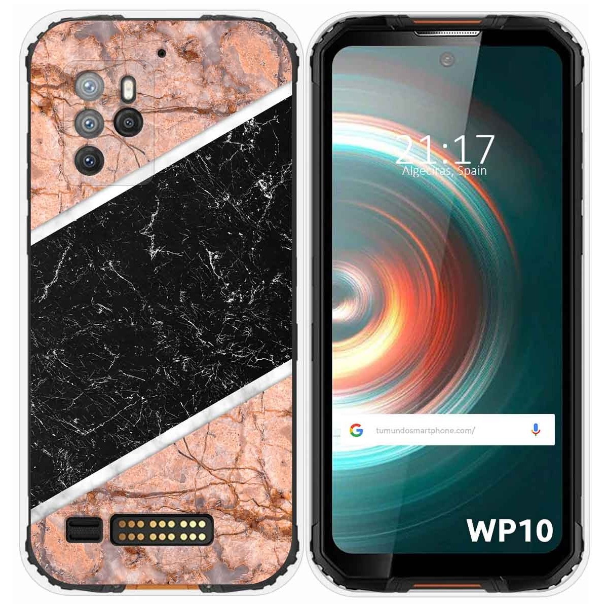 Funda Silicona para Oukitel WP10 diseño Mármol 07 Dibujos