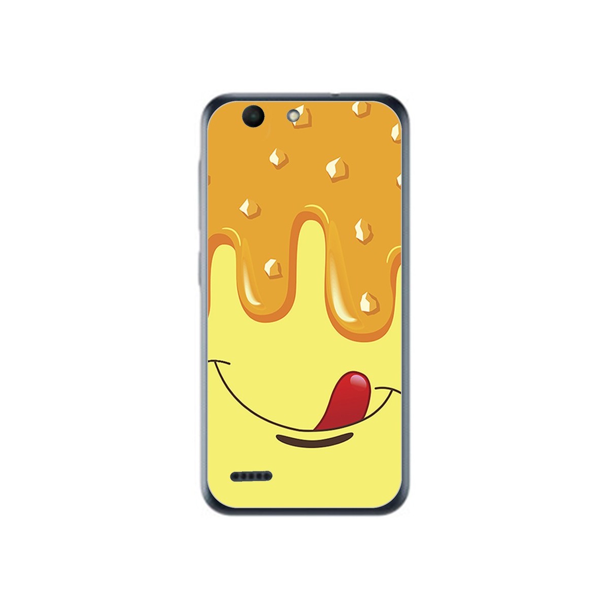 Funda Gel Tpu para Vodafone Smart E8 Diseño Helado Vainilla Dibujos