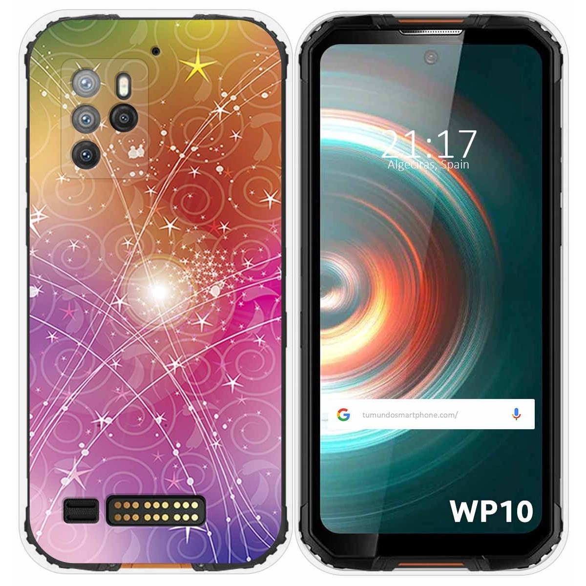 Funda Silicona para Oukitel WP10 diseño Abstracto Dibujos