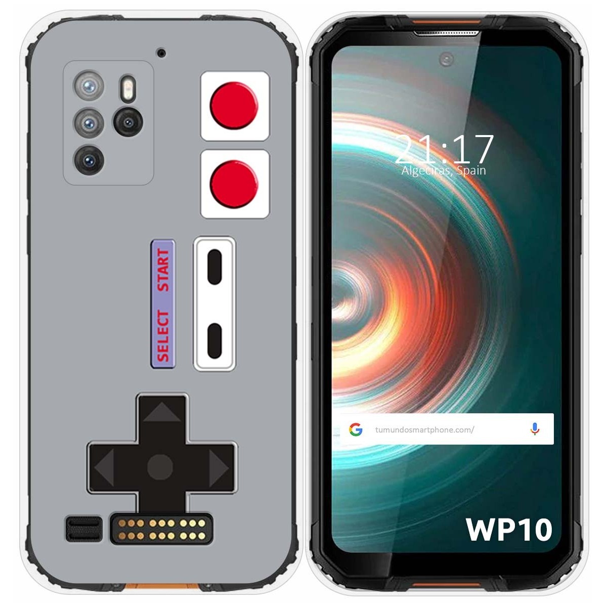 Funda Silicona para Oukitel WP10 diseño Consola Dibujos