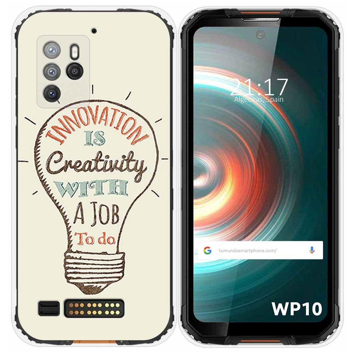 Funda Silicona para Oukitel WP10 diseño Creativity Dibujos