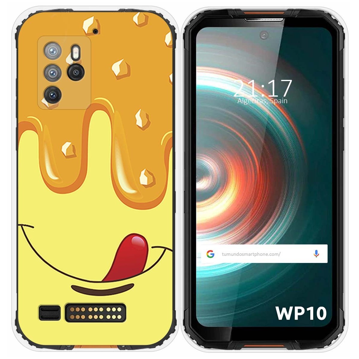 Funda Silicona para Oukitel WP10 diseño Helado Vainilla Dibujos