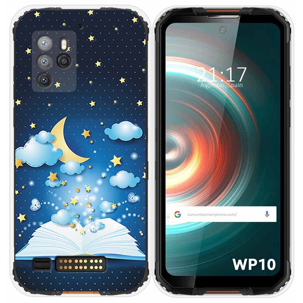 Funda Silicona para Oukitel WP10 diseño Libro Cuentos Dibujos