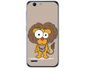 Funda Gel Tpu para Vodafone Smart E8 Diseño Leon Dibujos