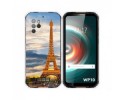 Funda Silicona para Oukitel WP10 diseño Paris Dibujos
