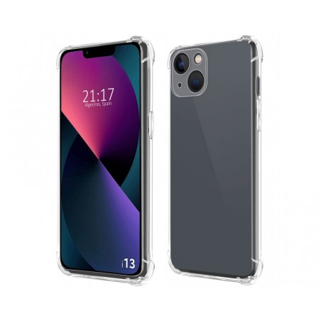 Funda Silicona Antigolpes Transparente complatible con Iphone 13 (6.1)