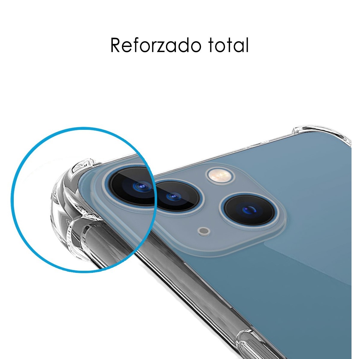 Funda Silicona Antigolpes Transparente compatible con Iphone 13 Mini (5.4)