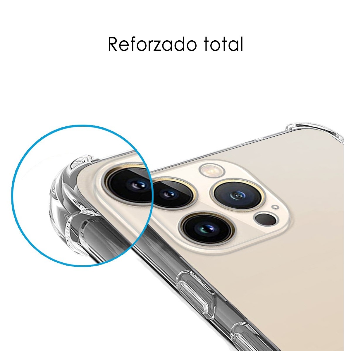 Funda Silicona Antigolpes Transparente compatible con Iphone 13 Pro Max (6.7)