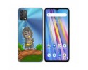 Funda Silicona Transparente para Umidigi A11 diseño Mono Dibujos