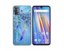 Funda Silicona Transparente para Umidigi A11 diseño Plumas Dibujos