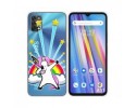 Funda Silicona Transparente para Umidigi A11 diseño Unicornio Dibujos