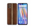 Funda Silicona para Umidigi A11 diseño Cuero 01 Dibujos